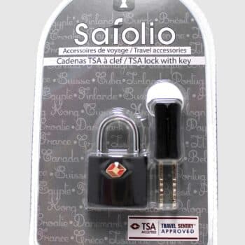 Cadenas pour valise avec clefs – Safolio